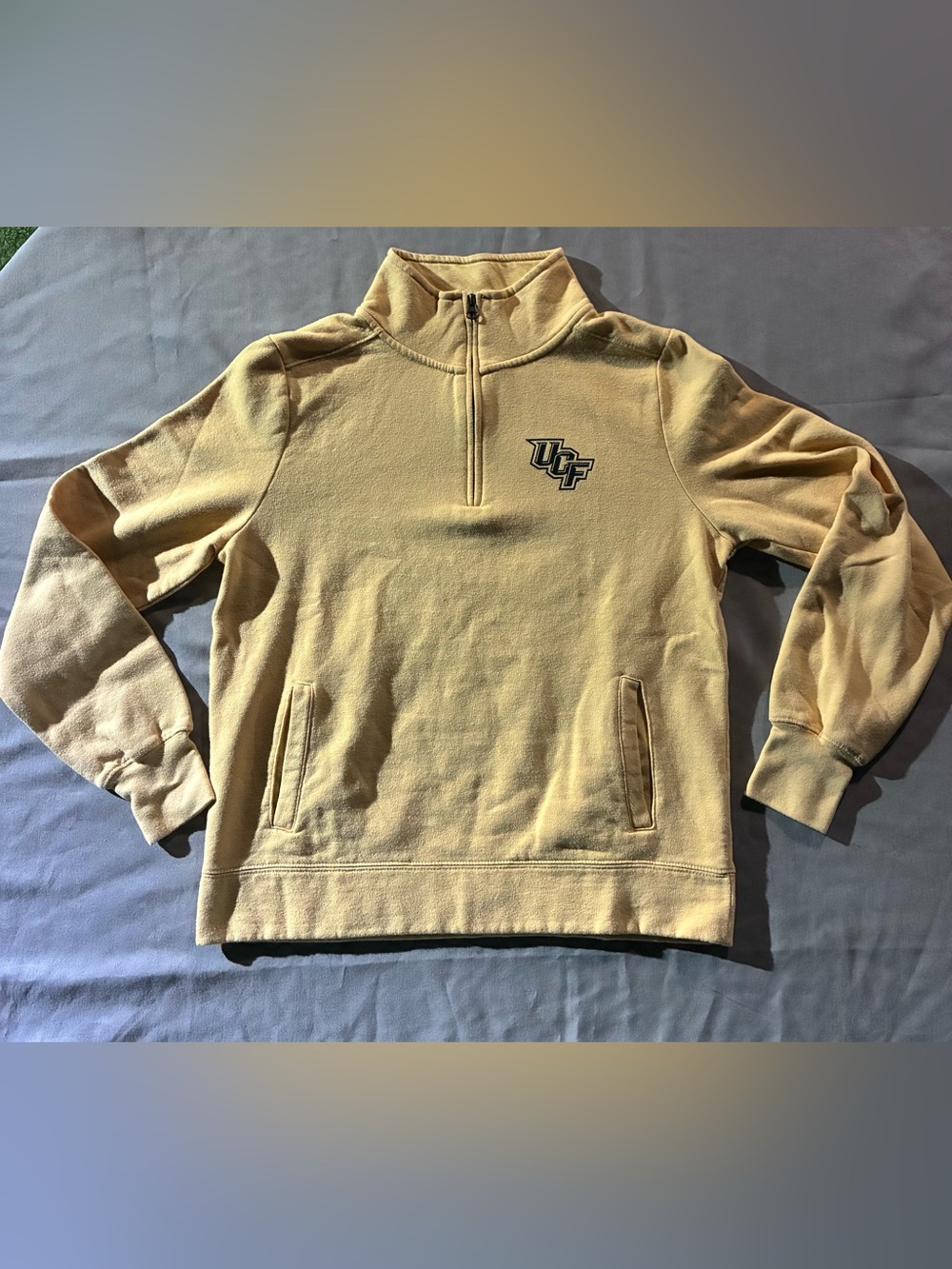 UCF Gold Quarter-Zip Pullover Sweatshirt